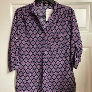 NWT All About you Culture GeeGee shirt size S quarter length sleeve light weight